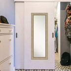 Specchio a figura intera per porta, 48 x 135 cm, senza smussatura - Include accessori di montaggio, cornice in polistirene