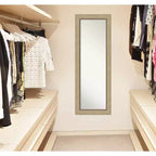 Specchio a figura intera per porta, 48 x 135 cm, senza smussatura - Include accessori di montaggio, cornice in polistirene