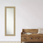 Specchio a figura intera per porta, 48 x 135 cm, senza smussatura - Include accessori di montaggio, cornice in polistirene