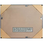 Specchio da parete quadrato 29" x 29" grigio lavato non bisellato