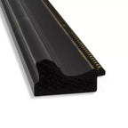 Specchio da parete stretto 42" x 31" in bronzo con finitura Accent non smussata