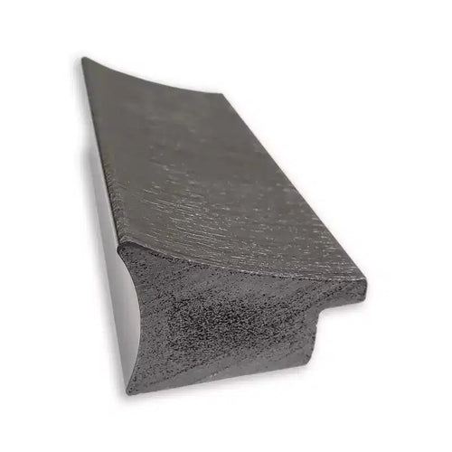 Specchio da parete elegante e sottile da 104 x 76 cm per bagno, finitura peltro - Include hardware di montaggio