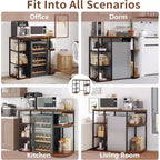 Supporto per Mini Frigo con Scaffale Contenitore