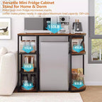 Supporto per Mini Frigo con Scaffale Contenitore