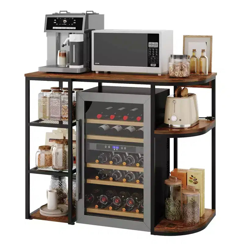 Supporto per Mini Frigo con Scaffale Contenitore