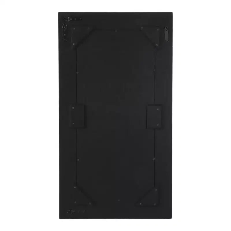 Specchio moderno a figura intera con cornice effetto mucca - Specchi decorativi da parete per bagno, camera da letto, soggiorno o corridoio - 23, Marrone e Bianco