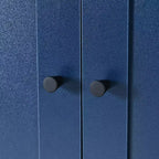 Dispensa da Cucina Autoportante da 77H, Mobile Contenitore Stile Rustico con Ripiani Regolabili, Ripiani sull'Anta, Cassetti e Portabottiglie