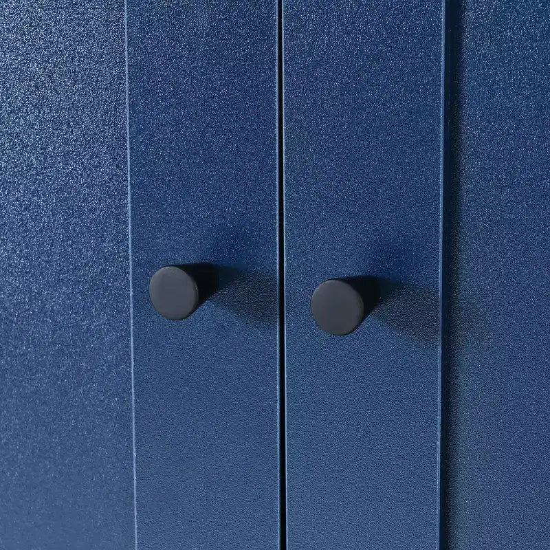 Dispensa da Cucina Autoportante da 77H, Mobile Contenitore Stile Rustico con Ripiani Regolabili, Ripiani sull'Anta, Cassetti e Portabottiglie