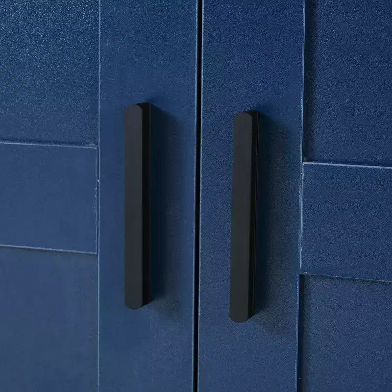 Dispensa da Cucina Autoportante da 77H, Mobile Contenitore Stile Rustico con Ripiani Regolabili, Ripiani sull'Anta, Cassetti e Portabottiglie