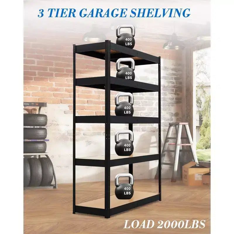 Scaffalature Resistenti, Capacità di Carico 900 kg, Scaffali multiuso per Garage, Magazzino, Dispensa