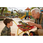 Carriola in metallo per bambini, carretto da giardino per bambini da 15 kg, carretto multiuso da cantiere con vassoio in acciaio resistente per foglie, terra, sabbia, attrezzo da giardinaggio per esterni