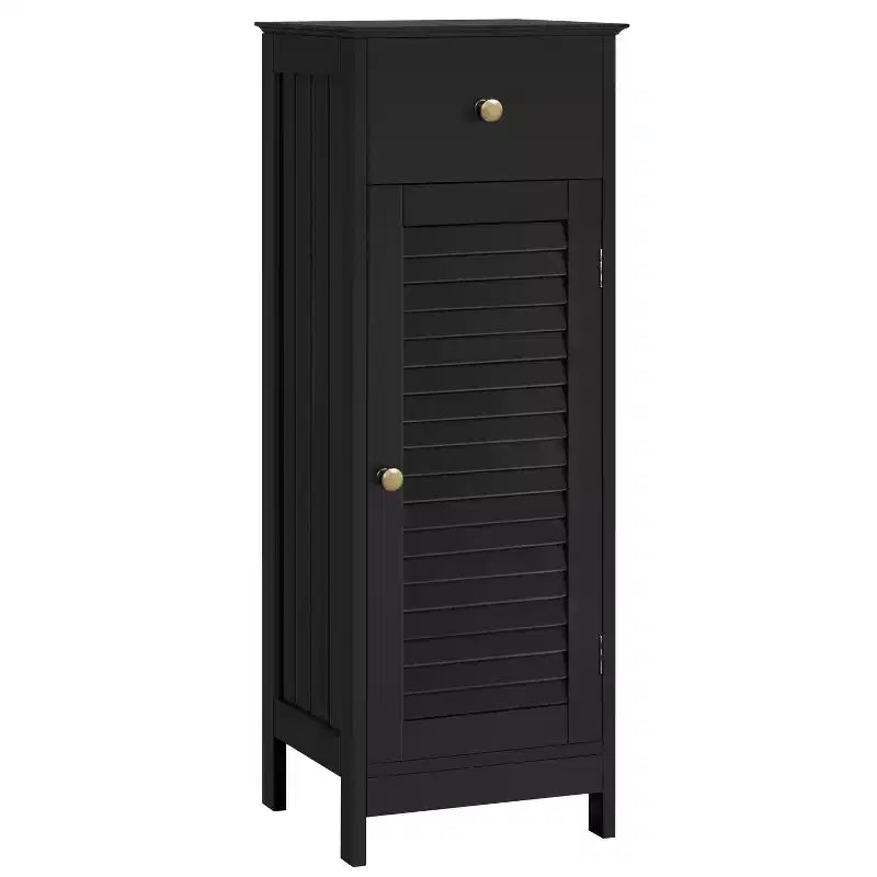 Yaheetech Bathroom Floor Cabinet with Drawer and Single Shutter Door