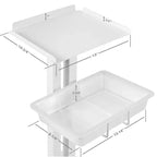 Carrello portautensili - Carrello da salone, bianco