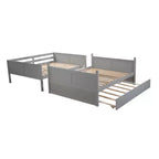 Letto a castello matrimoniale con letto estraibile singolo