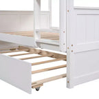 Letto a castello matrimoniale con letto estraibile singolo