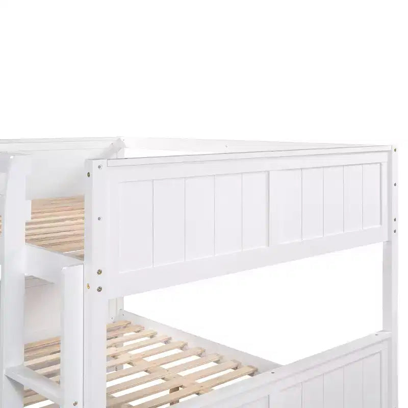 Letto a castello matrimoniale con letto estraibile singolo