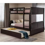 Full Over Full Bunk Bed with Twin Size Trundle-ModernLuxe