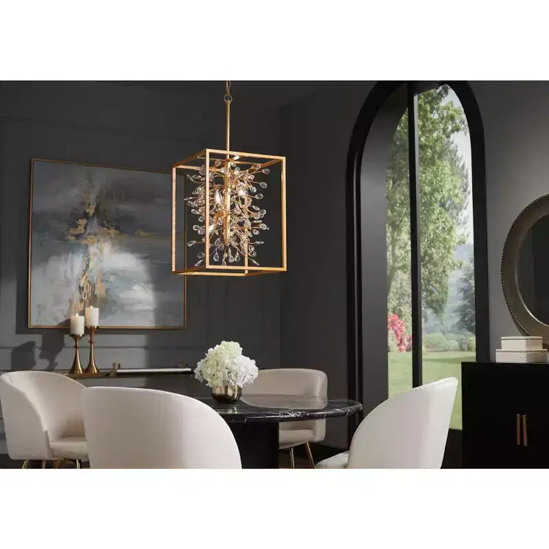 Specchio da parete rotondo Empire Matte Metallic Silver 34