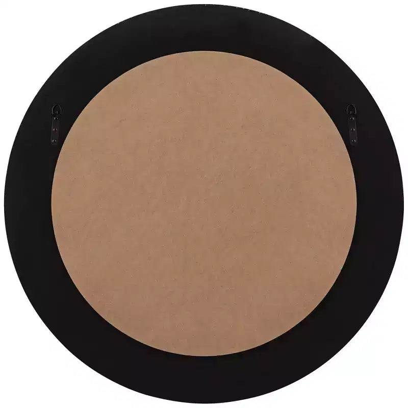 Specchio da parete rotondo Empire Matte Metallic Silver 34