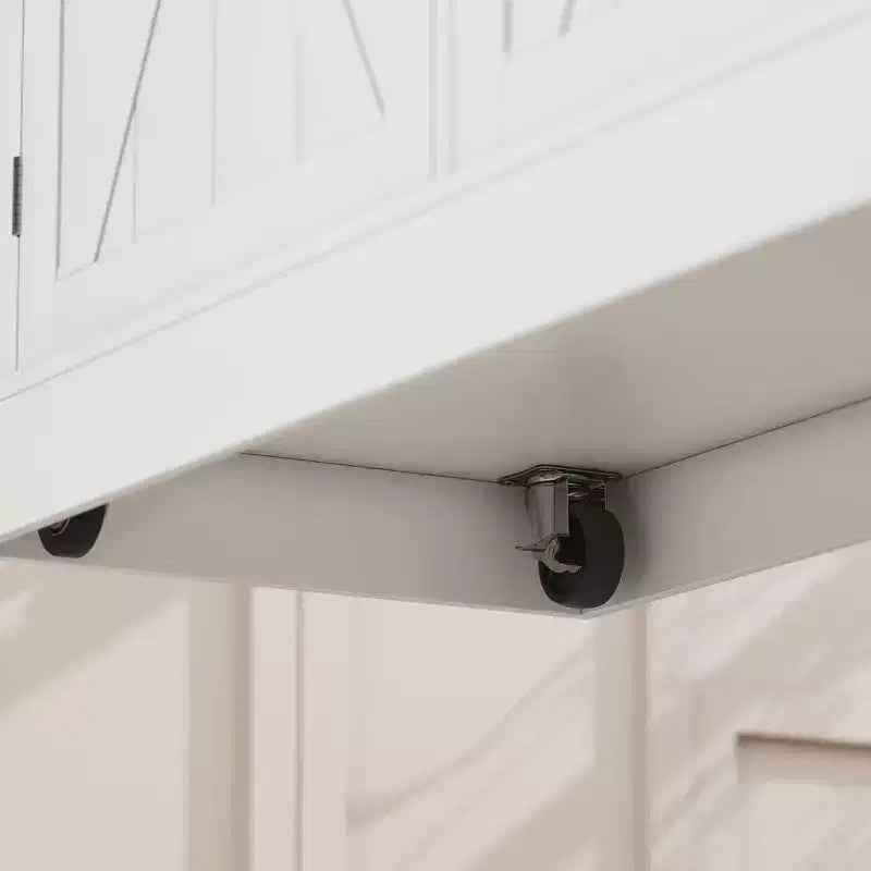 Isola da Cucina con Ruote, Mobiletto con Ripiano a Scomparsa in Legno per Colazione, Carrello da Cucina Stile Rustico con 2 Cassetti e Ripiani Regolabili, per Sala da Pranzo